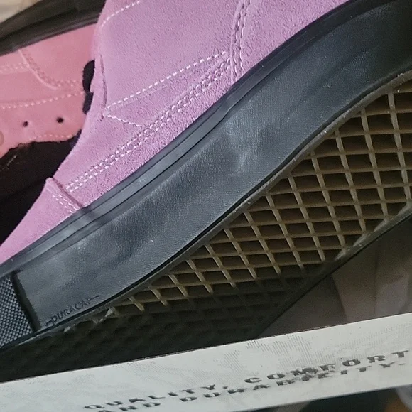 Vans Purple and Black Sneakers - Picture 3 of 4